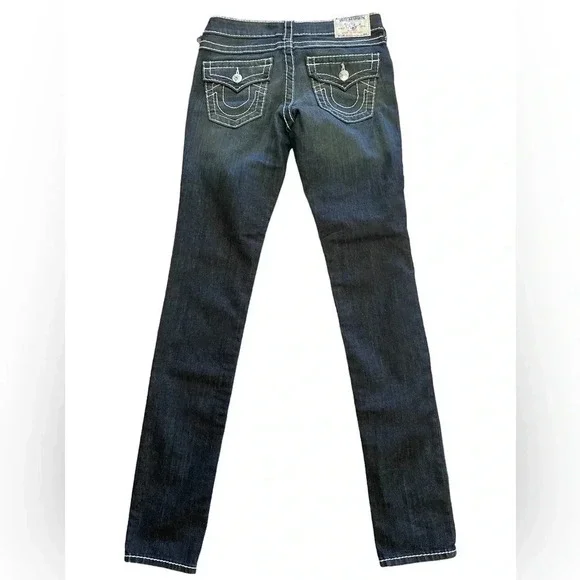 True Religion Skinny Natural Big T Jeans  Size 27 - Picture 3 of 11